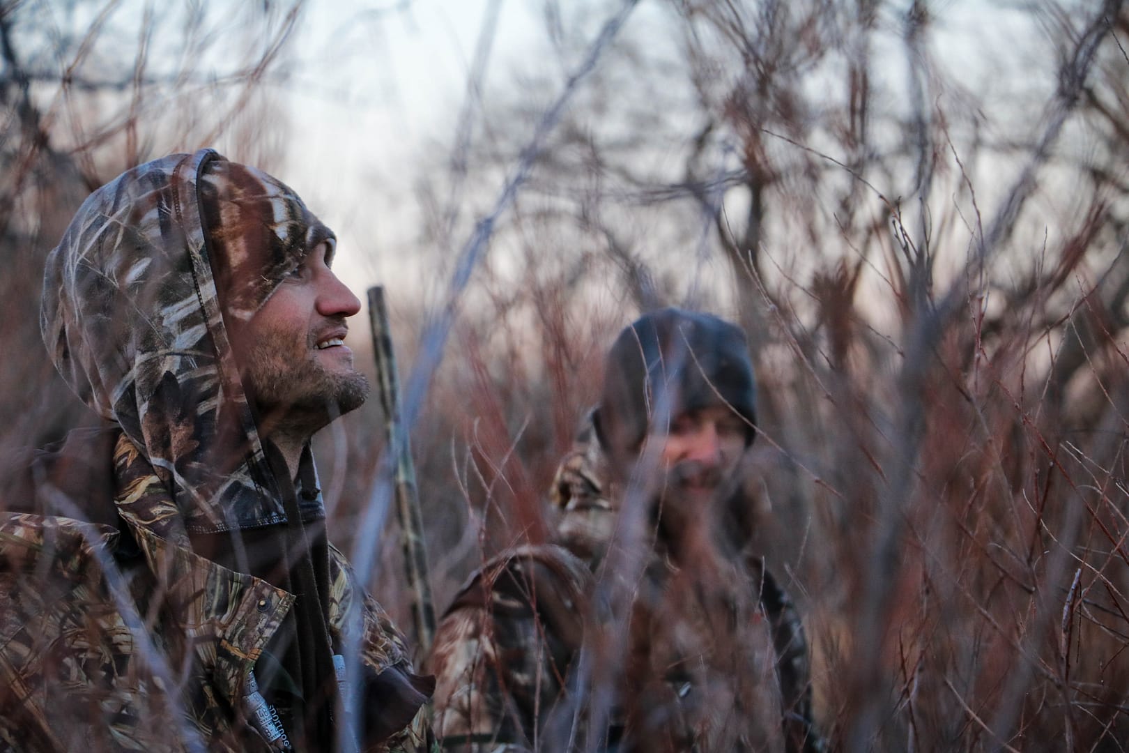 men hunting