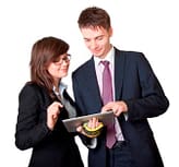 girl and boy discussing something