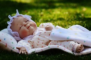 cute baby sleeping