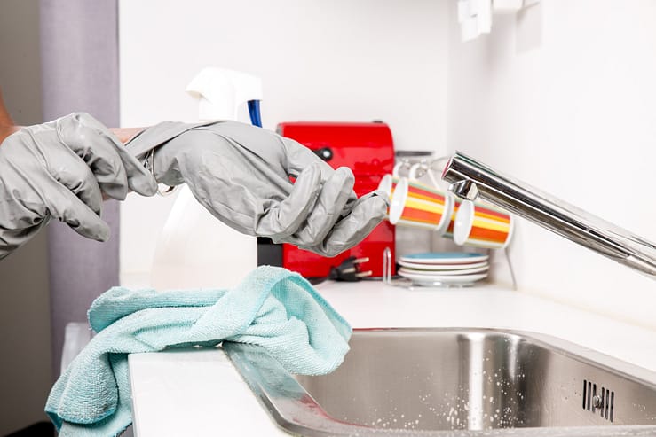kitchen cleaning